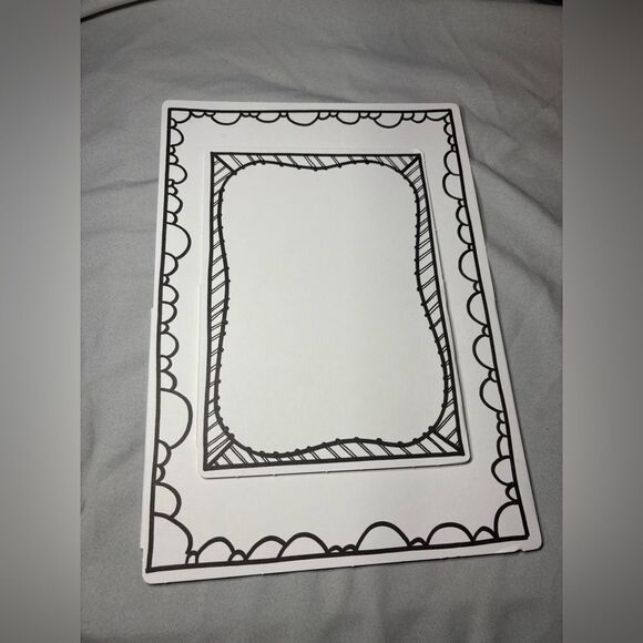 New! 2 pc IKEA MÅLA Framed Drawing Cardboard Set - Picture 2 of 8